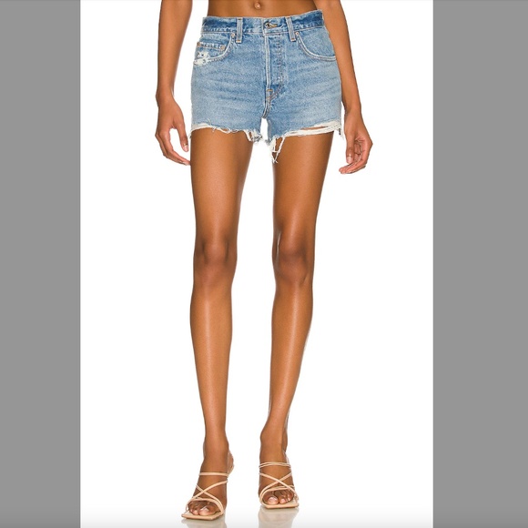 GRLFRND High Rise Vintage Cut Off Short - Picture 2 of 10